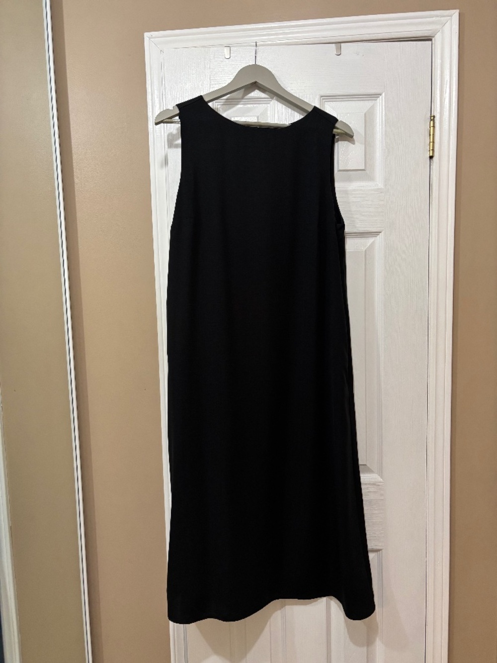 Oak and Fort Minimalist Crewneck Tank Column Dress with Pockets M